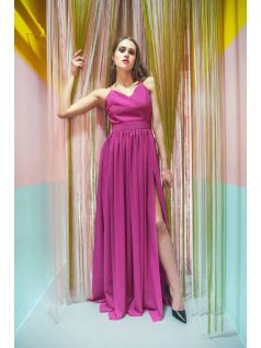 Hátnélküli maxi ruha