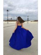 Hercegnős, impozáns kék maxi ruha különleges alkalmakra.