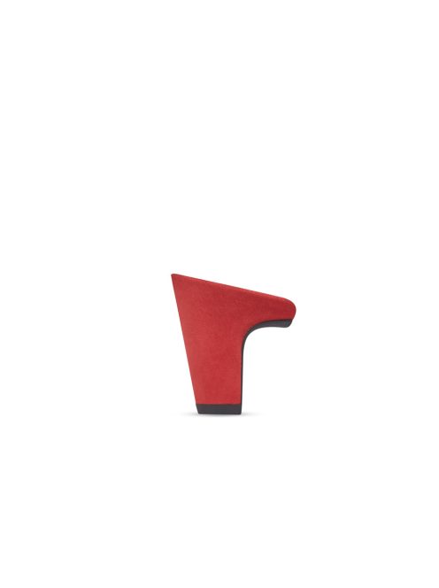 Piros velúr sarok - Block 7cm