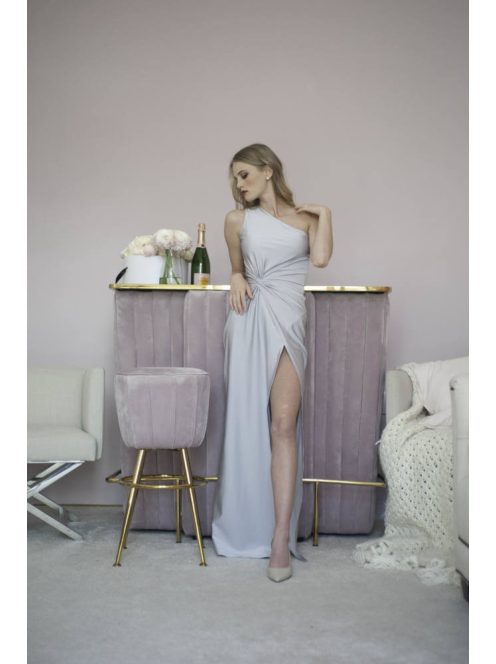 Ezüst maxi ruha