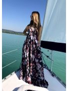 Romantikus, virágmintás maxi ruha nyári napokra és alkalmakra. 