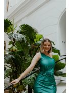 Zöld csavart elejű szűk fazon