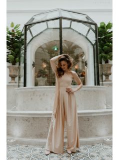 Pezsgő színű overál