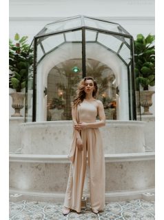 Pezsgő színű overál