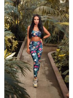 Mintás fitnesz nadrág strapabíró anyagból, szettben is. 