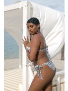Leopárd mintás bikini szett alakformáló tulajdonsággal.