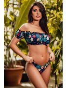 Különleges és strapabíró, hawaii mintás bikini szett.