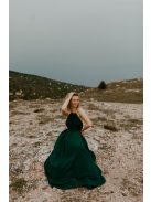 Sötétzöld one size ruha 