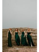 Sötétzöld one size ruha 