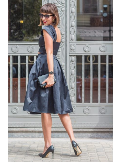 Szatén szett - fekete