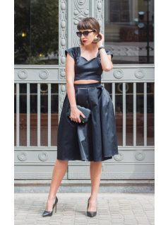 Szatén szett - fekete