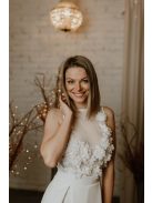 Különleges csipke body menyasszonyoknak polgári esküvőre. 