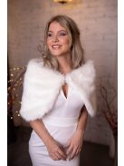 Szűk fehér mini ruha