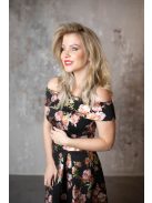 Virágmintás maxi ruha