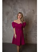 Magenta A vonalú ruha