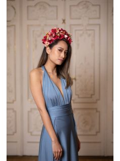 Sokféleképpen köthető body - szürkéskék