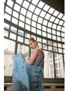 One-size muszlin maxi ruha –világoskék