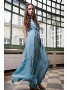 One-size muszlin maxi ruha –világoskék