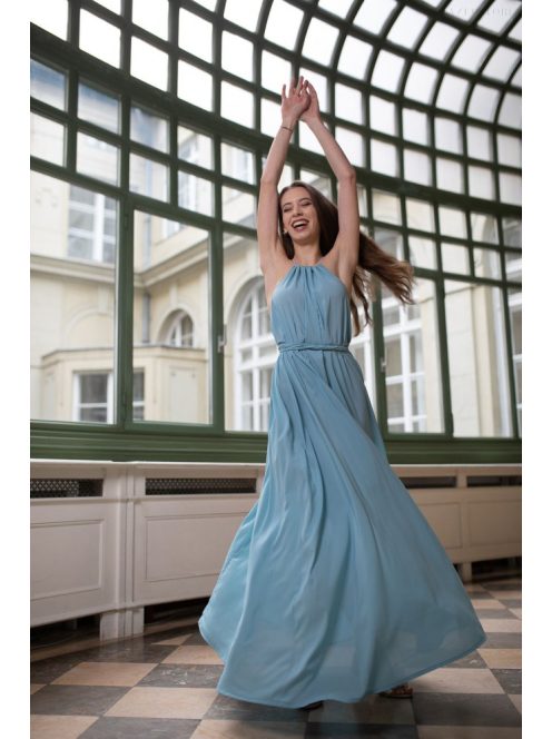 One-size muszlin maxi ruha –világoskék