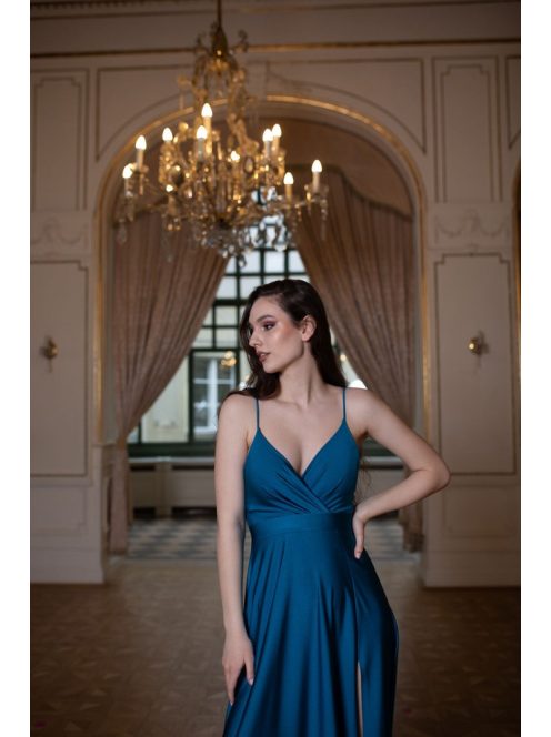 Abigél – petrolkék maxi 