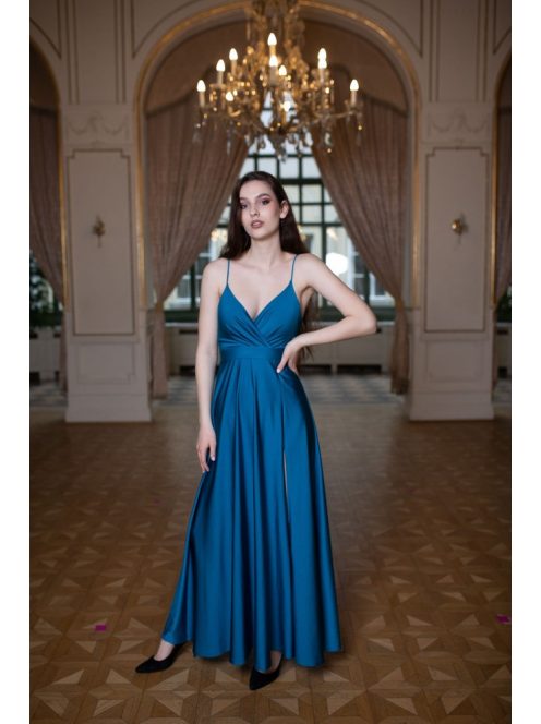 Abigél – petrolkék maxi 