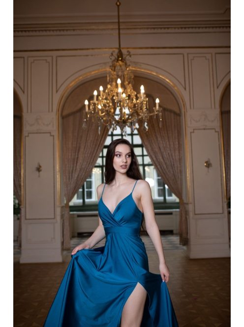 Abigél – petrolkék maxi 