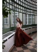 Elől csavart duo maxi - rozsdabarna 