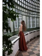 Elől csavart duo maxi - rozsdabarna 