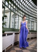 V-kivágású maxi ruha – levendula