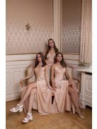 Hátnélküli ruha – pezsgő