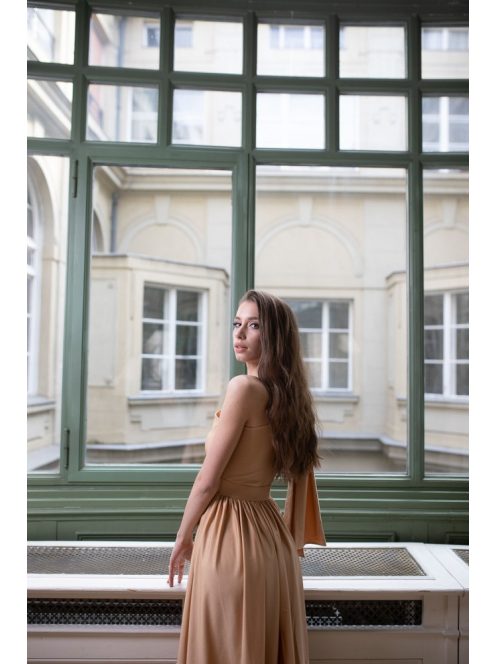 Féloldalas maxi – arany 