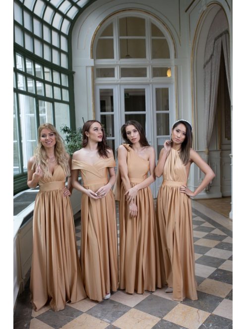 Féloldalas maxi – arany 