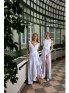 Csipke crop top – fehér