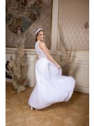 Csipke crop top – fehér