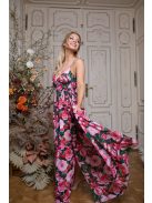 Abigél – rózsa mintás maxi 