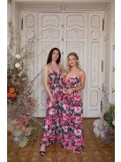 Abigél – rózsa mintás maxi 