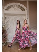 Abigél – rózsa mintás maxi 