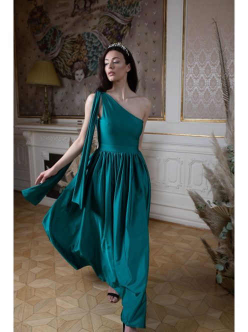 Féloldalas maxi – zöld