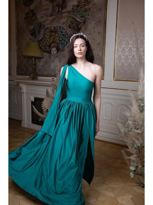 Féloldalas maxi – zöld