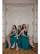 Abigél flitteres – zöld színű maxi 