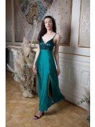 Abigél flitteres – zöld színű maxi 