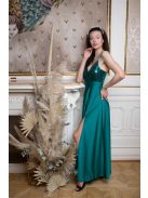 Abigél flitteres – zöld színű maxi 