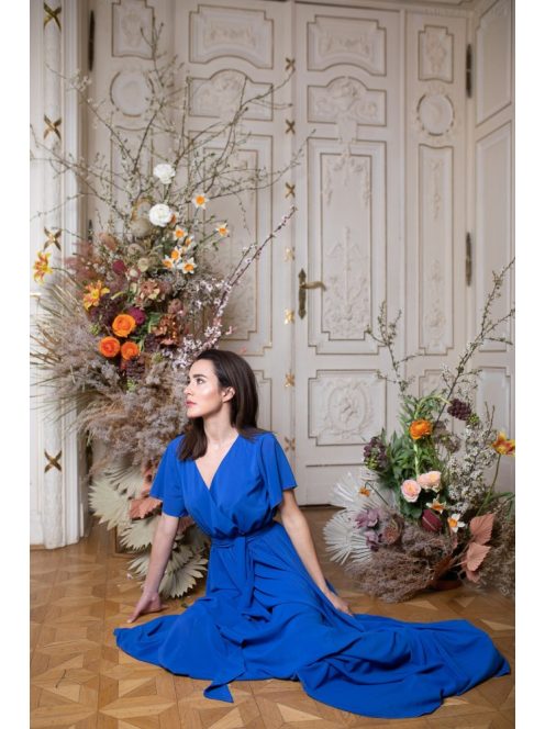 Rövid ujjas one-size – királykék