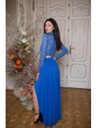 Muszlin maxi szoknya – királykék 