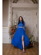 Muszlin maxi szoknya – királykék 