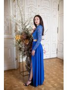 Muszlin maxi szoknya – királykék 