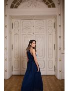 One-size muszlin ruha – sötétkék