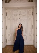 One-size muszlin ruha – sötétkék