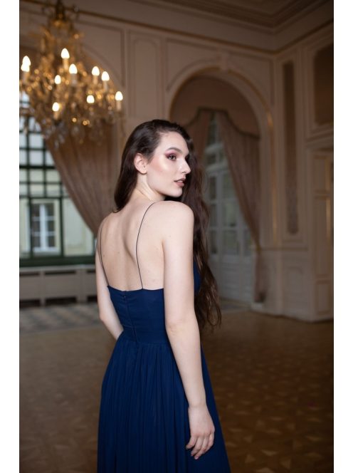  Abigél – sötétkék színű maxi ruha