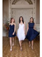 Abigél mini ruha – sötétkék